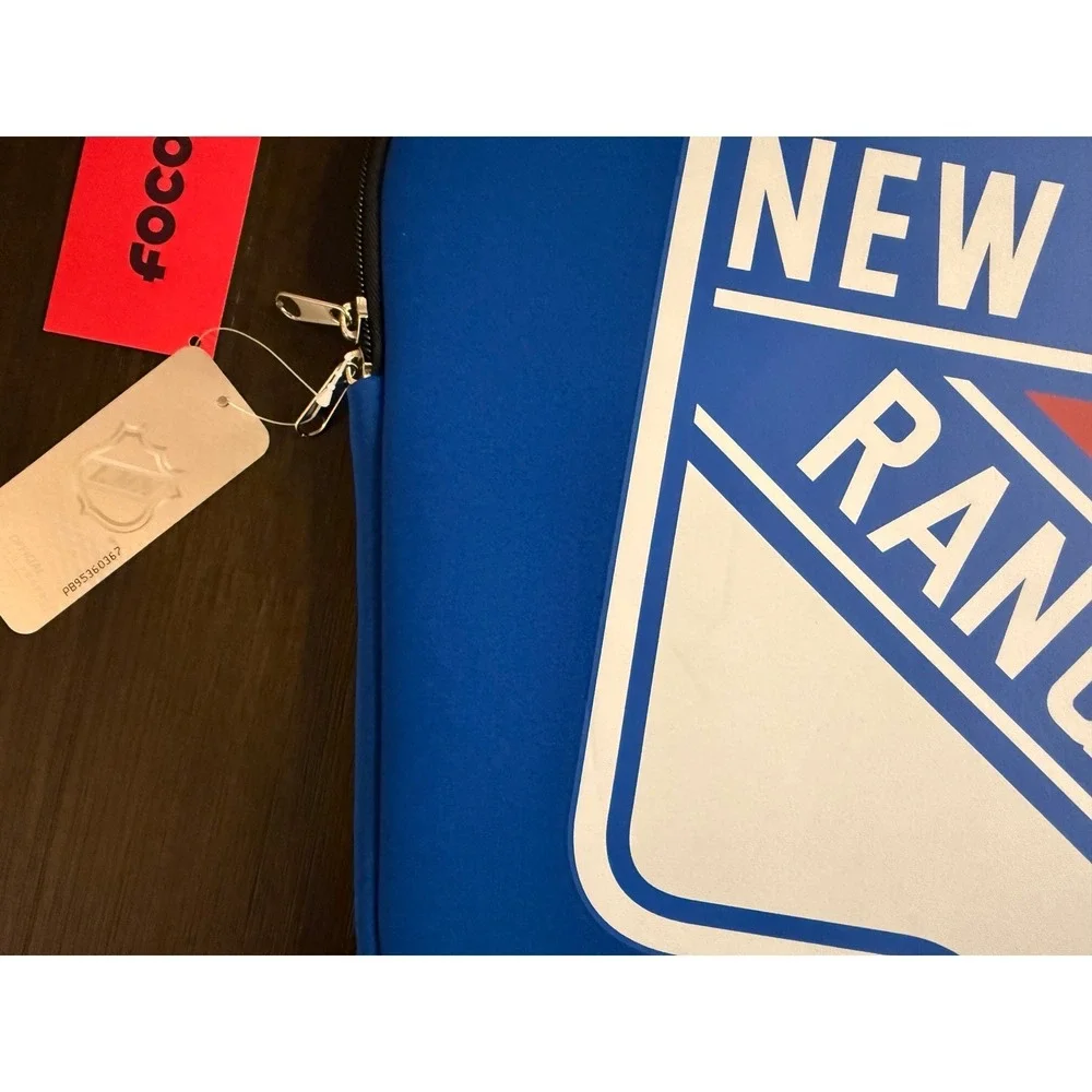 NHL New York Rangers Foco Brand Zippered 15 x 11 Laptop Sleeve- NWT